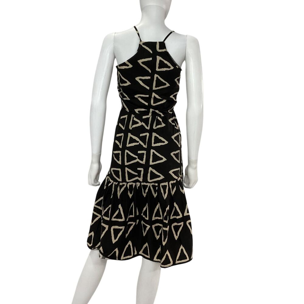 Corey Lynn Calter Printed Black Keyanna Maxi Dress Size XS Petite - Picture 3 of 5
